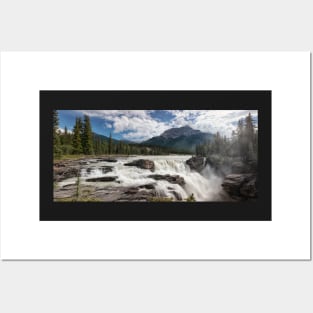 Roaring Athabasca Falls Posters and Art